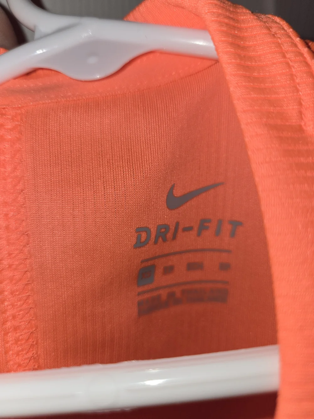 Nike Women's Neon Coral Twist-Front Tank Top